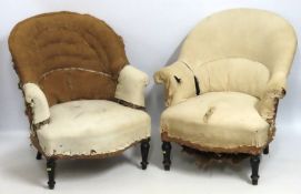 A pair of 19thC. French Napoleon III deconstructed