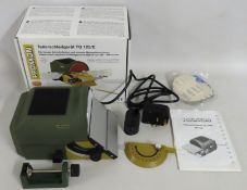 A boxed Proxxon TG 125/E disc sander, presents as
