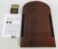 An early/mid 20thC. Shove Ha'penny board, 606mm x