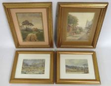 A Charles Rouse (fl. 1871-1892) landscape watercol