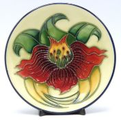A Moorcroft pottery dish with pattern 