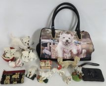 A selection of items relating to Westie dogs inclu