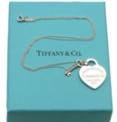 A boxed sterling silver Tiffany & Co. 
