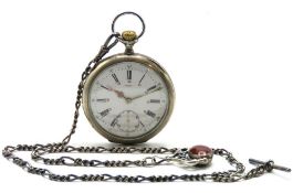 An Omega 0.800 silver cased Grand Prix Paris 1900/