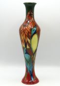 A limited edition 34/100 Moorcroft pottery vase 