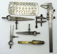 A selection of various machinist & engineers tools