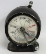 A ship's Engine Order Telegraph, 315mm tall