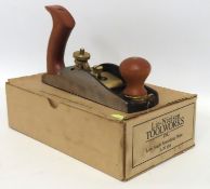 A boxed Lie Nielsen Toolworks Inc. low angle smoot