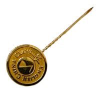 A boxed 9ct gold tie pin awarded by English China