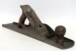 A Stanley Bailey no. 6 plane with rosewood fittings