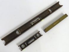 A Stanley no. 36 steel level twinned with a rosewo