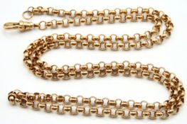 A 9ct gold Albert chain, 610mm long, 23.7g