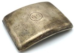 A 1920 Birmingham silver cigarette case by Joseph
