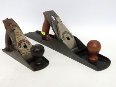 A Millers Falls no. 9 smoothing plane Pat. No. 1822520 & Millers Falls no. 18 jack plane