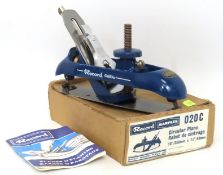 A boxed Record Marples 020C circular plane with gu