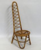 After Dirk Van Sliedrecht, a mid-century cane & ra