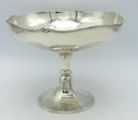 A 1912 Birmingham silver fruit compote by E. Barns