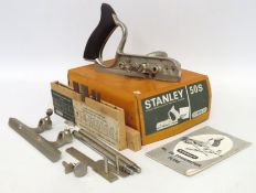 A boxed Stanley no. 50S combination plane with som