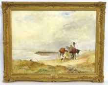 William Huggins (1820-1884), a large framed oil on