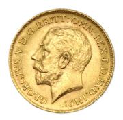 A 1914 George V half gold sovereign