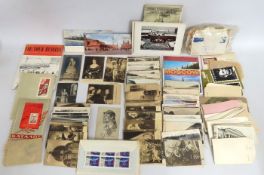 A quantity of mostly 20thC. Russian postcards & re