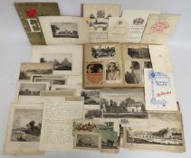 A collection of various ephemera including 18thC.