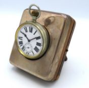 A Birmingham silver cased Goliath pocket watch hol