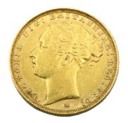 An 1883 Victorian Melbourne mint full gold soverei