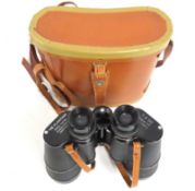 A cased set of Plymouth binoculars 7x50, T. T. No.