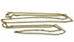 A 9ct gold chain, 540mm long, 2.8g