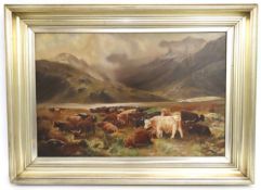 A pair of Annie Tibbetts, large early 20thC. frame