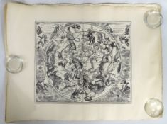 Ten Astrological maps, three kinds with duplicates