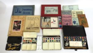 A selection of 1920/30s child's painting kits & re