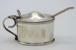 A 1915 Birmingham silver condiment by C. T. Burrow