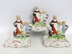 Three Yardley English Lavender soap stands, 170mm