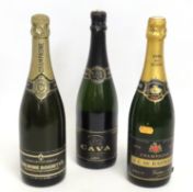 A bottle of The Wine Society's Private Cuvee Champ