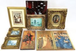 A selection of various reproduction prints, some w