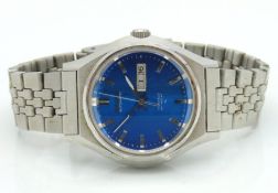 A ladies stainless steel Seiko automatic wristwatc