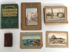 A postcard album of Egypt with 83 cards, twinned w