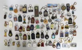 A collection of various key rings