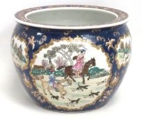A Chinese export porcelain fishbowl, 260mm diamete