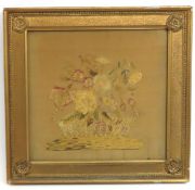 A late Victorian/early 20thC. embroidered needlewo