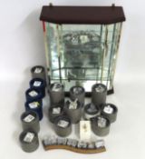 A Swarovski crystal train with display track twinn