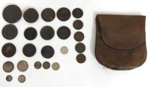 A 1797 George III cartwheel two pence coin, a Geor