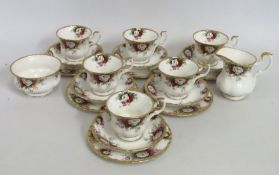 A quantity of 20 pieces of Royal Albert Celebratio