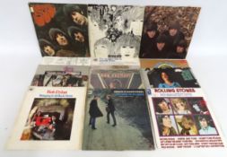 A collection of 13 albums including Beatles (3), B