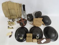 A quantity of WW2 related items including four War