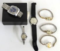 A ladies Smiths Empire wristwatch, winds & runs, a