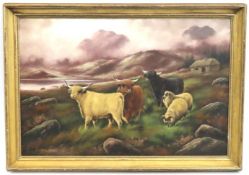 Frank Stratford, a framed late Victorian/early 20t