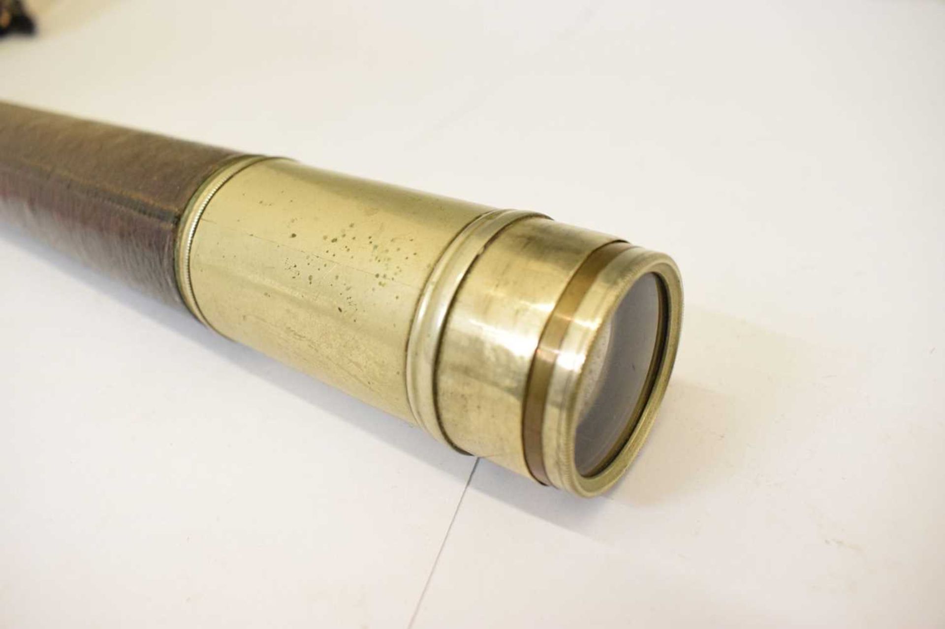 Early 20th century Ross of London single drawer telescope - Image 2 of 6